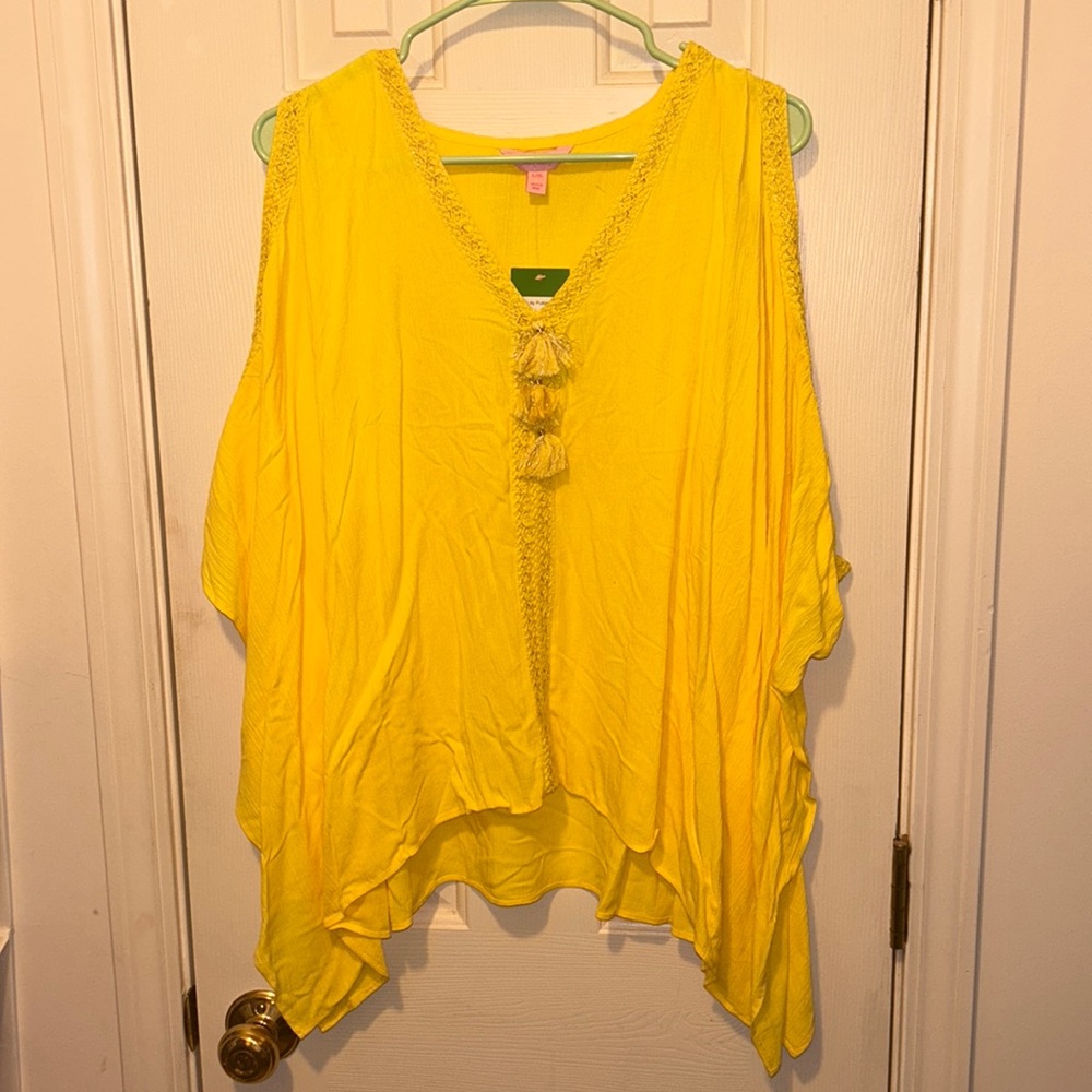 NWT Lilly Pulitzer Julietta Top in “Sweet Tarty” Color